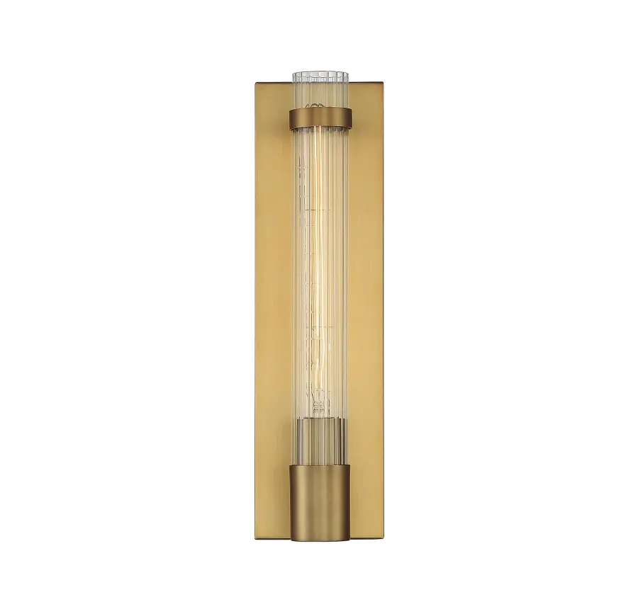 Willmar One Light Wall Sconce in Warm Brass - Image 3