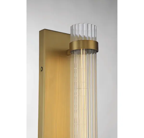 Willmar One Light Wall Sconce in Warm Brass - Image 6