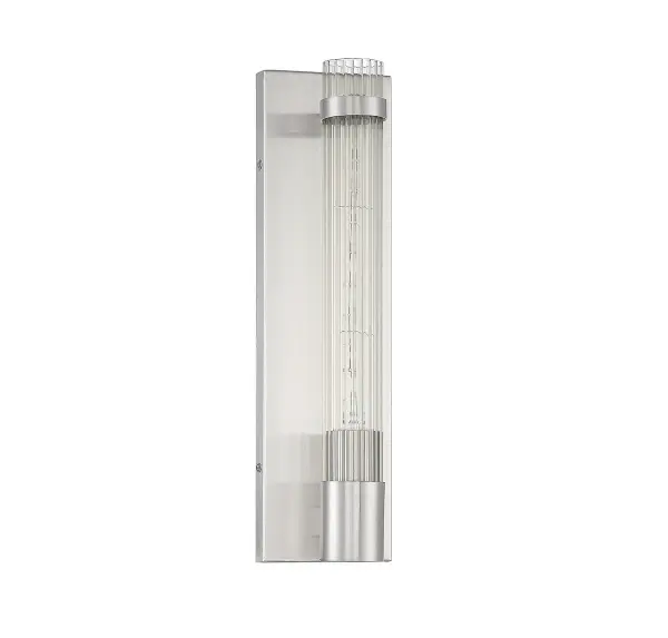 Willmar 1-Light Wall Sconce in Satin Nickel - Image 2