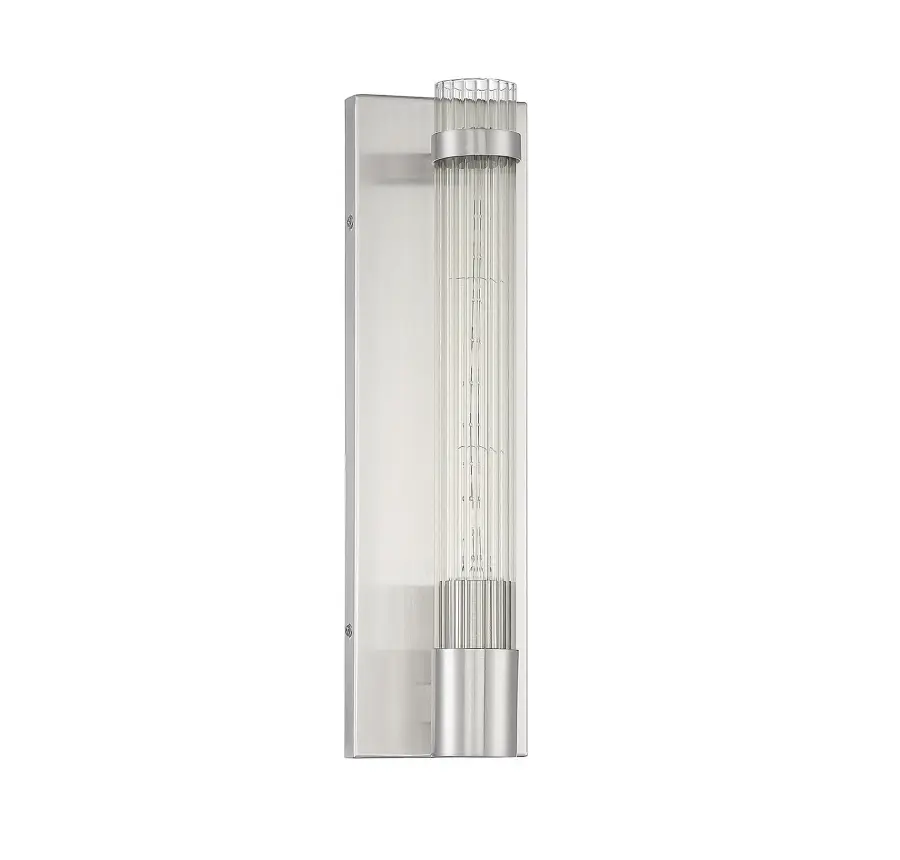 Willmar 1-Light Wall Sconce in Satin Nickel - Image 2