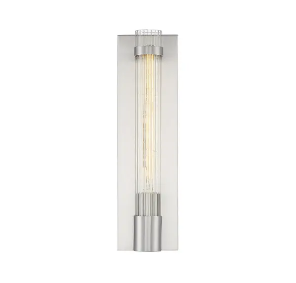 Willmar 1-Light Wall Sconce in Satin Nickel - Image 3