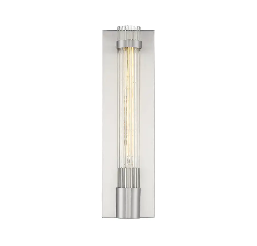 Willmar 1-Light Wall Sconce in Satin Nickel - Image 3