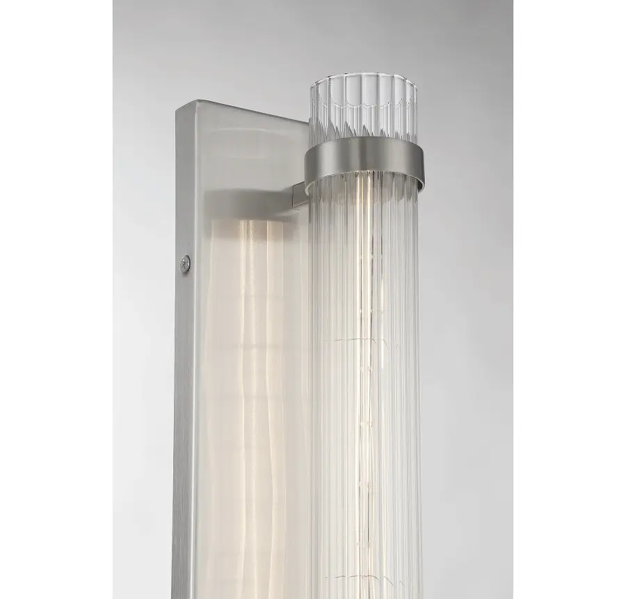 Willmar 1-Light Wall Sconce in Satin Nickel - Image 6
