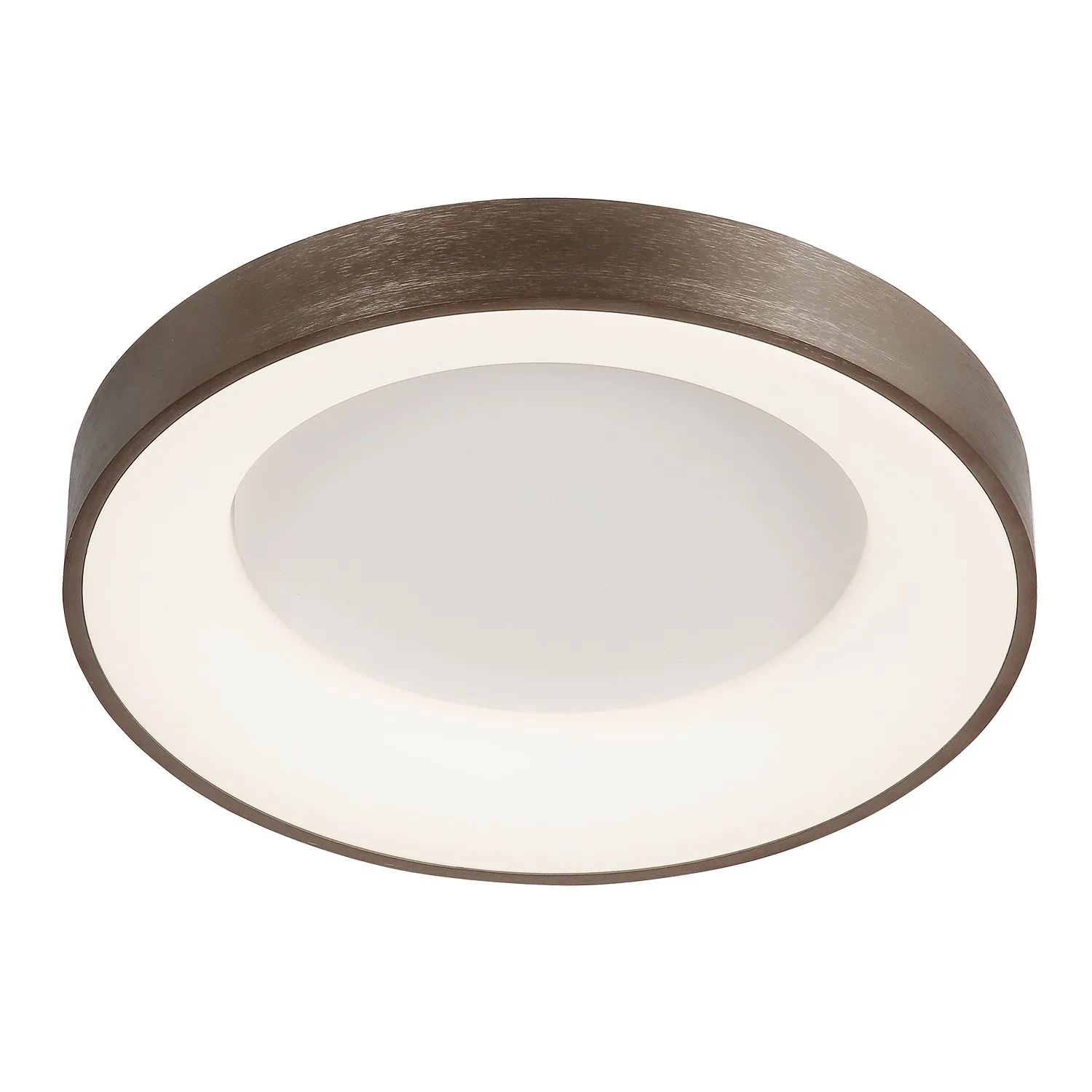 Acryluxe LED Flush-Mount in Light Bronze