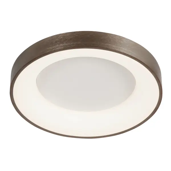 Collection: Acryluxe Finish: Light Bronze Glass: Opal Acrylic Width: 24.00" Height: 3.50" Canopy: 21.5" H x 21.5" W Bulb Type: LED Light Source: LED Light Output: 3700.00 lm Voltage: 120.00 V Safety Listing: UL/ETL Safety Rating: Damp LED
