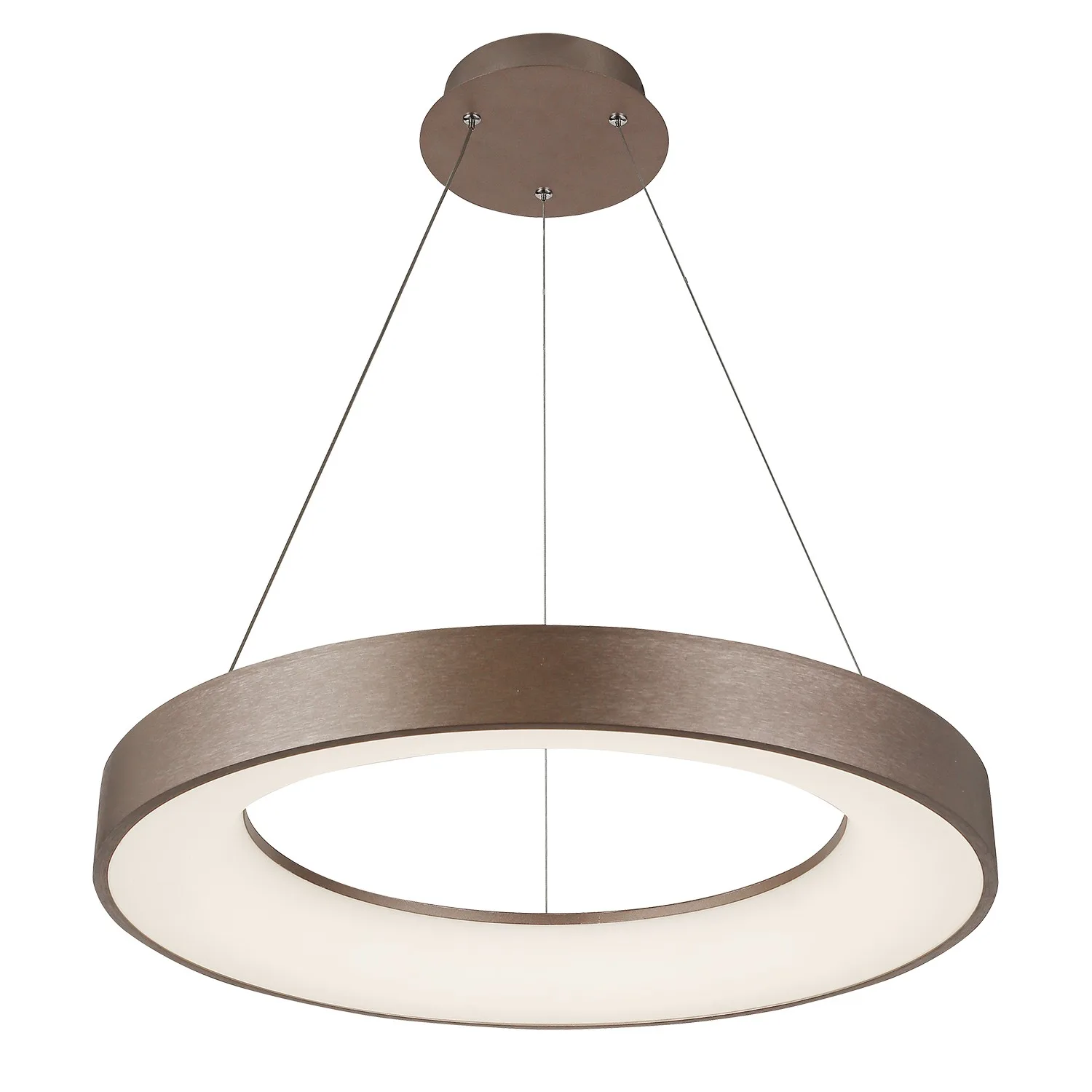 Acryluxe LED Pendant in Light Bronze