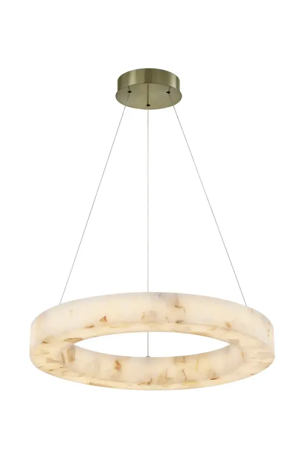 Collection: LumenAria Finish: Brushed Brass Glass: Alabaster Rocks Width: 24.00" Height: 3.00" Canopy: 7.25" Dia x 1.5" H Maximum Wattage: 40.00 W Light Source: LED Light Output: 3800.00 lm Delivered Lumens: 2400.00 lm Voltage: 120.00 V Safety Listing: UL/ETL Safety Rating: Damp LED