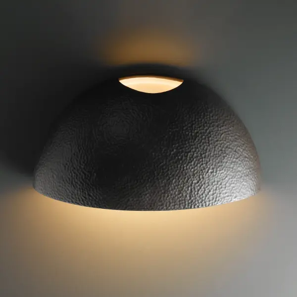 Collection: Ambiance Finish: Hammered Iron Notes: This item is available in up to 30 hand-painted finishes, as well as unfinished ceramic bisque (BIS) which is paintable Width: 20.00" Height: 10.00" Extension from Wall: 8.00" Top to Outlet: 5.00" Number of Bulbs: 2 Maximum Wattage: 12.00 W Bulb Type: tbd Bulb Base: 2-Pin Light Source: LED Light Output: 1000.00 lm Country of Origin: USA Safety Listing: Wet Safety Rating: Damp LED