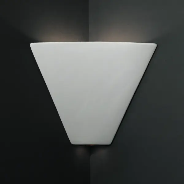 Collection: Ambiance Finish: Bisque Notes: This item is available in up to 30 hand-painted finishes, as well as unfinished ceramic bisque (BIS) which is paintable Width: 12.50" Height: 9.75" Extension from Wall: 5.75" Top to Outlet: 4.00" Number of Bulbs: 1 Maximum Wattage: 100.00 W Bulb Type: A19 Bulb Base: E26-Medium Country of Origin: USA Safety Listing: Damp