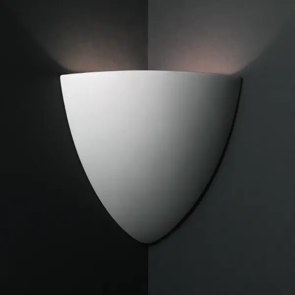 Collection: Ambiance Finish: Bisque Notes: This item is available in up to 30 hand-painted finishes, as well as unfinished ceramic bisque (BIS) which is paintable Width: 9.75" Height: 8.75" Extension from Wall: 6.50" Top to Outlet: 3.50" Number of Bulbs: 1 Maximum Wattage: 100.00 W Bulb Type: A19 Bulb Base: E26-Medium Country of Origin: USA Safety Listing: Damp