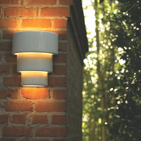 Ceramic Large Terrace Wall Sconce (Outdoor)