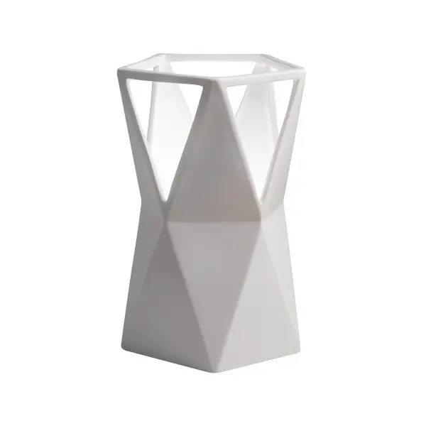 Collection: Portable Finish: Gloss White Width: 7.50" Height: 11.75" Length: 7.25" Extension from Wall: 7.25" Number of Bulbs: 1 Maximum Wattage: 60.00 W Bulb Type: A-19 Country of Origin: USA Safety Listing: UL