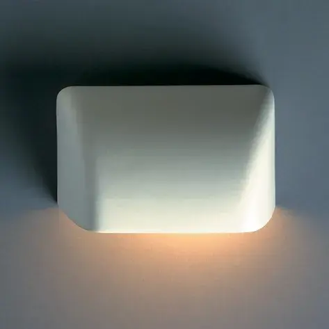 Collection: Ambiance Finish: Bisque Notes: This item is available in up to 30 hand-painted finishes, as well as unfinished ceramic bisque (BIS) which is paintable Width: 7.75" Height: 4.25" Extension from Wall: 5.50" Top to Outlet: 2.25" Number of Bulbs: 1 Maximum Wattage: 100.00 W Bulb Type: A19 Bulb Base: E26-Medium Country of Origin: USA Safety Listing: Wet