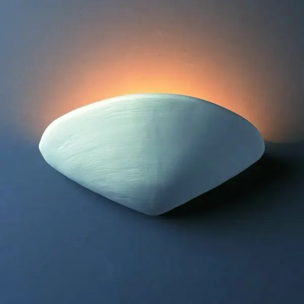 Collection: Ambiance Finish: Bisque Notes: This item is available in up to 30 hand-painted finishes, as well as unfinished ceramic bisque (BIS) which is paintable Width: 11.50" Height: 6.25" Extension from Wall: 5.25" Top to Outlet: 3.00" Number of Bulbs: 1 Maximum Wattage: 60.00 W Bulb Type: G16-1/2 Country of Origin: USA Safety Listing: Damp