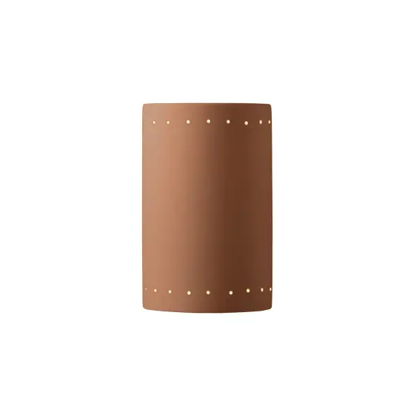 Collection: Ambiance Finish: Adobe Width: 7.75" Height: 12.50" Extension from Wall: 4.00" Number of Bulbs: 2 Maximum Wattage: 100.00 W Bulb Type: A19 Country of Origin: USA Safety Rating: Damp ADA