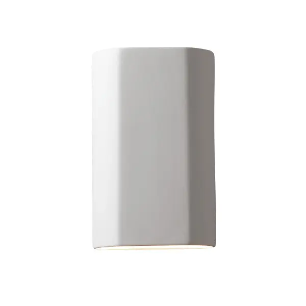 Collection: Ambiance Finish: Bisque Width: 5.75" Height: 9.25" Extension from Wall: 4.00" Maximum Wattage: 12.00 W Light Source: LED Light Output: 1000.00 lm Country of Origin: USA Safety Rating: Damp ADA LED