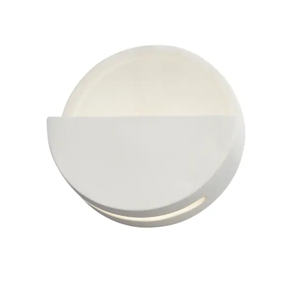 Collection: Ambiance Finish: Bisque Width: 8.00" Extension from Wall: 3.25" Top to Outlet: 4.50" Maximum Wattage: 12.00 W Bulb Type: LED Light Source: LED Light Output: 1000.00 lm Color Temperature: 3000 K CRI: 90 Country of Origin: USA Safety Listing: Damp ADA LED
