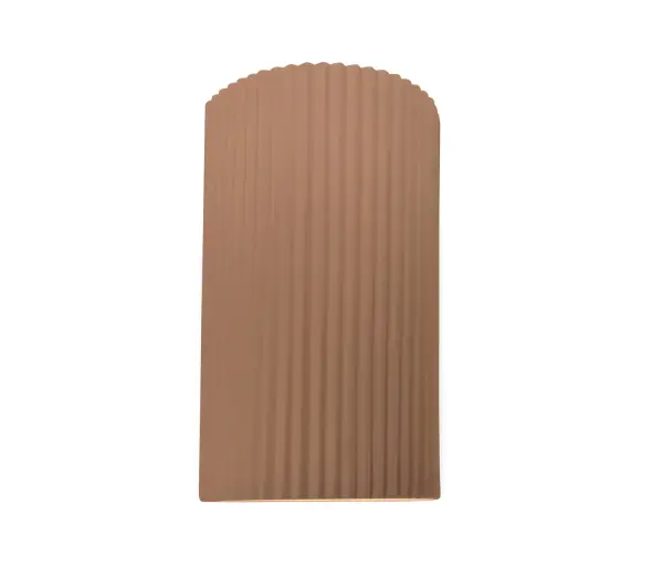 Collection: Ambiance Finish: Adobe Width: 7.75" Height: 12.50" Extension from Wall: 4.00" Number of Bulbs: 2 Maximum Wattage: 100.00 W Bulb Type: A19 Country of Origin: USA Safety Listing: UL Safety Rating: Damp ADA