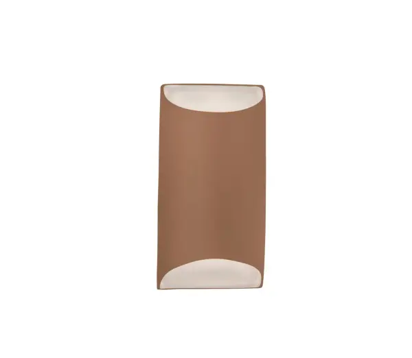 Collection: Ambiance Finish: Adobe Width: 5.50" Height: 10.75" Extension from Wall: 4.00" Number of Bulbs: 1 Maximum Wattage: 100.00 W Bulb Type: A19 Country of Origin: USA Safety Listing: UL Safety Rating: Damp ADA
