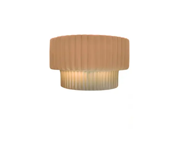 Collection: Ambiance Finish: Adobe Width: 10.00" Height: 6.00" Extension from Wall: 4.00" Number of Bulbs: 1 Maximum Wattage: 100.00 W Bulb Type: A19 Country of Origin: USA Safety Listing: UL Safety Rating: Damp ADA