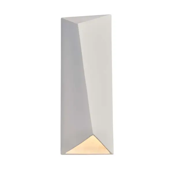 Collection: Ambiance Finish: Bisque Width: 9.00" Height: 22.00" Extension from Wall: 6.00" Maximum Wattage: 24.00 W Light Source: LED Light Output: 2000.00 lm Country of Origin: USA Safety Rating: Damp LED