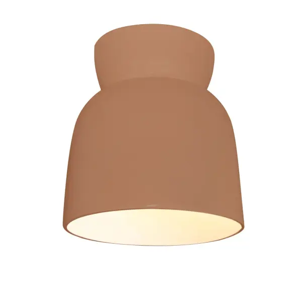 Collection: Radiance Finish: Adobe Width: 7.50" Height: 8.00" Number of Bulbs: 1 Maximum Wattage: 75.00 W Bulb Type: A19 Country of Origin: USA Safety Rating: Damp