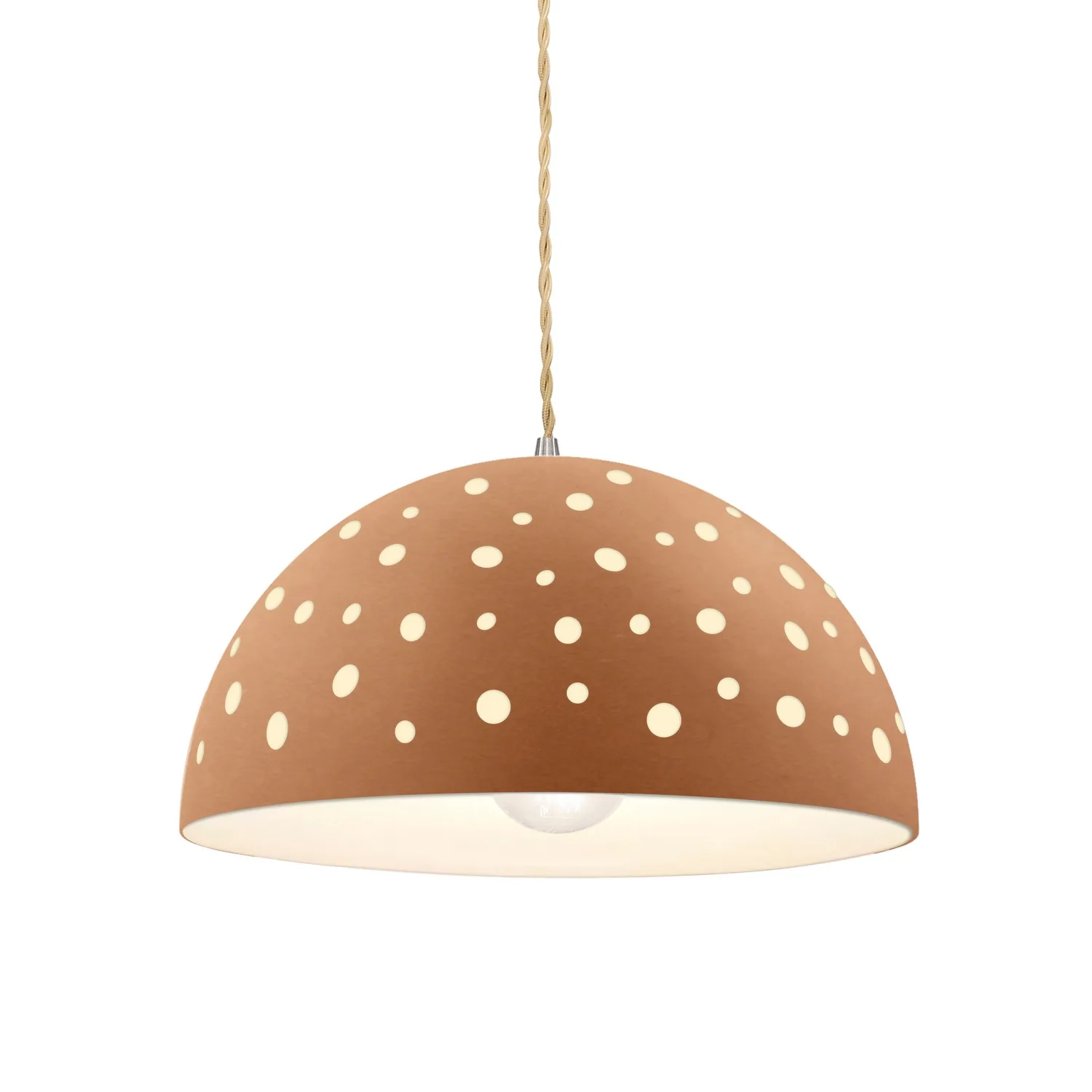 Radiance Collection One Light Pendant in Brushed Nickel