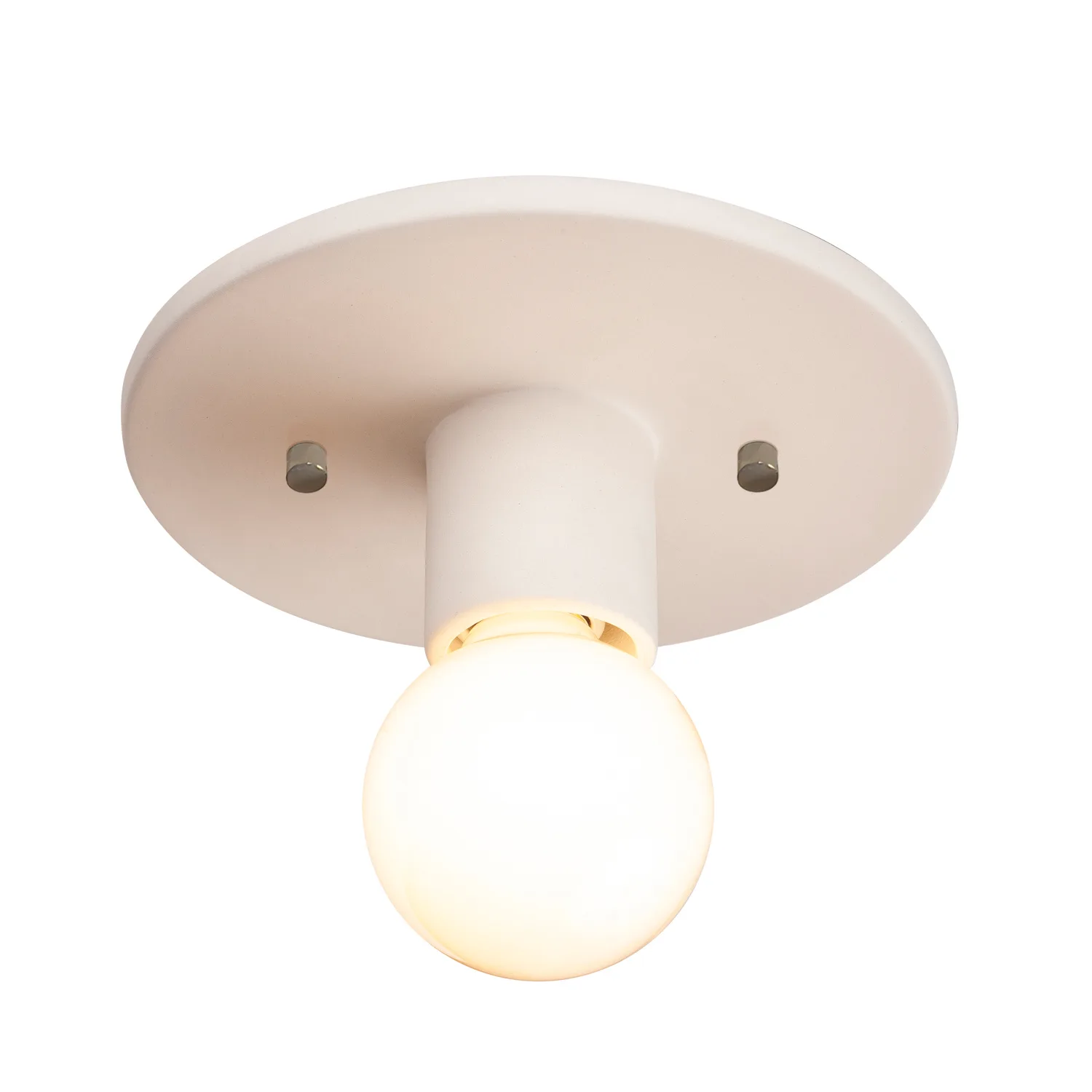 Radiance Collection One Light Flush-Mount in Bisque