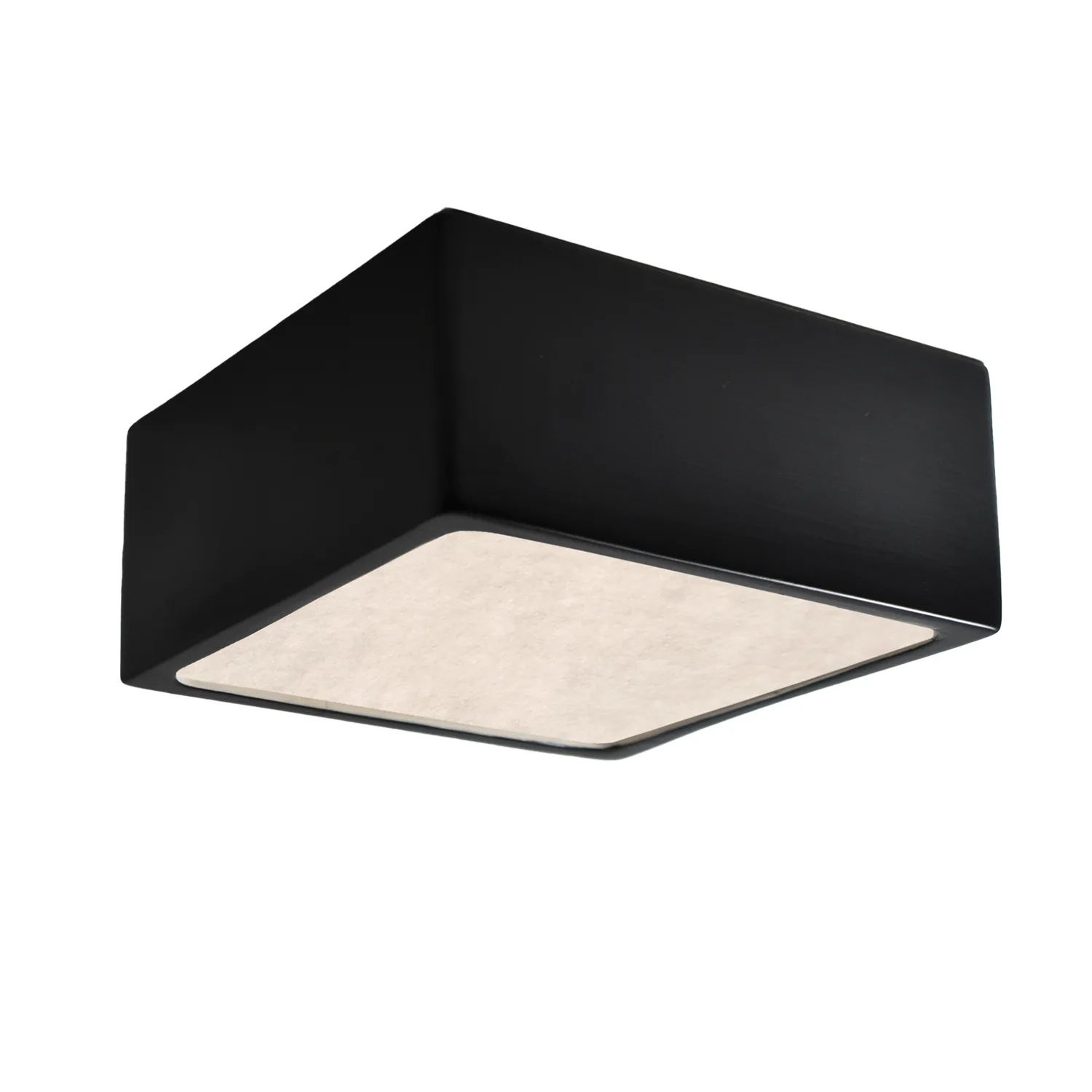 Radiance LED Outdoor Flush-Mount in Carbon - Matte Black
