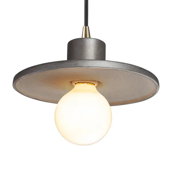 Collection: Radiance Finish: Antique Silver Width: 8.00" Height: 6.50" Canopy: .75" H x 5" Dia. Number of Bulbs: 1 Maximum Wattage: 40.00 W Bulb Type: E26 Bulb Base: E26 Country of Origin: USA Safety Rating: Damp