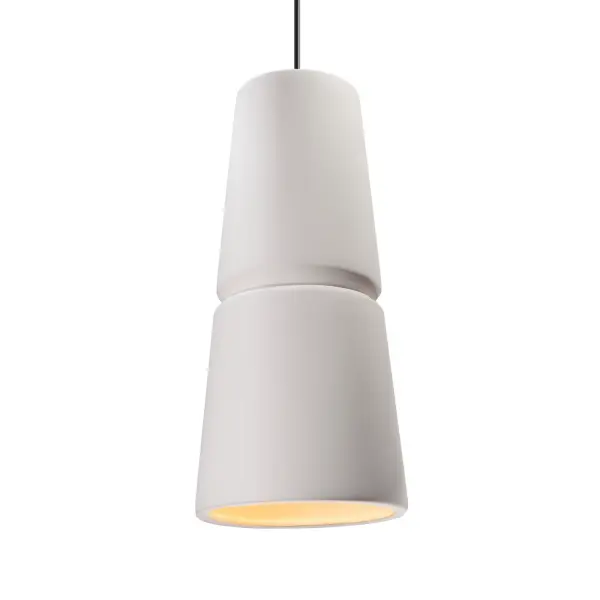Collection: Radiance Finish: Bisque Width: 8.00" Height: 18.00" Canopy: .75" H x 5" Dia. Number of Bulbs: 1 Maximum Wattage: 40.00 W Bulb Type: A19 Country of Origin: USA Safety Rating: Damp