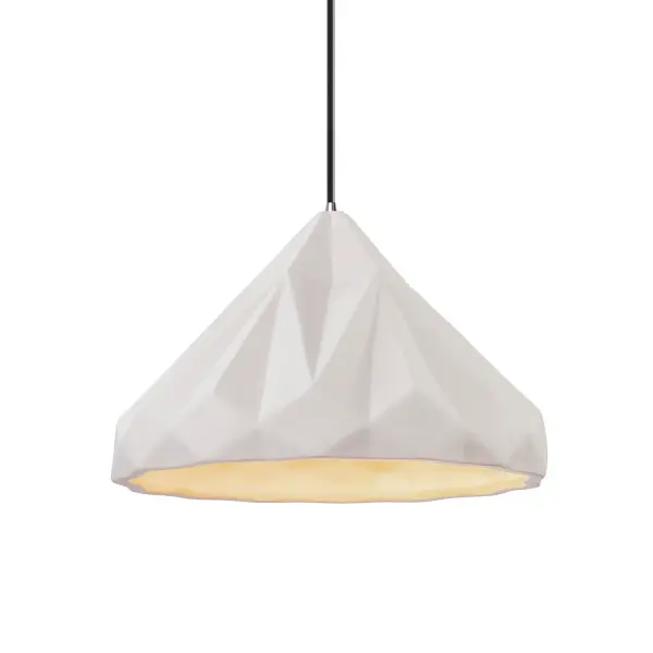 Collection: Radiance Finish: Bisque Width: 12.00" Height: 8.00" Canopy: .75" H x 5" Dia. Number of Bulbs: 1 Maximum Wattage: 40.00 W Bulb Type: A19 Country of Origin: USA Safety Rating: Damp