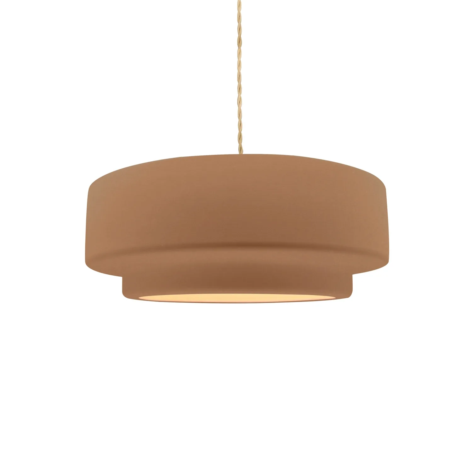 Radiance Collection One Light Pendant in Brushed Brass