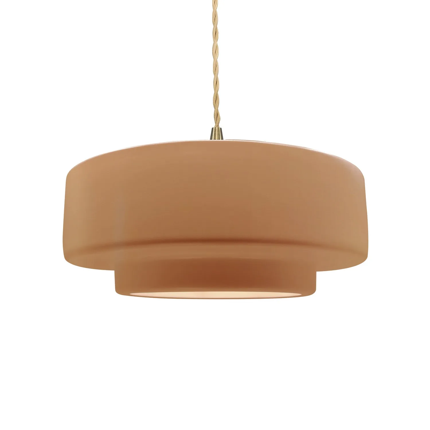 Radiance One Light Pendant in Adobe