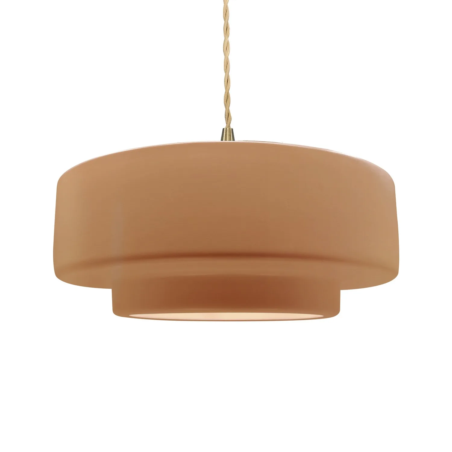 Radiance One Light Pendant in Adobe