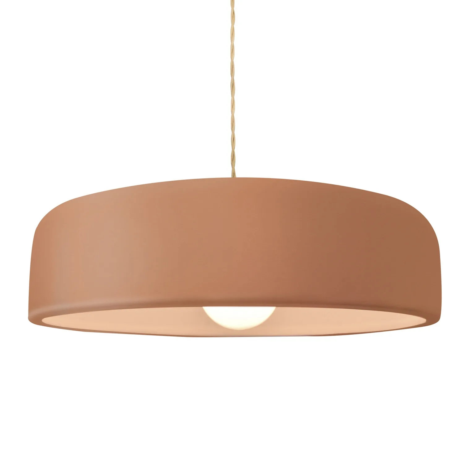 Radiance Collection One Light Pendant in Brushed Brass