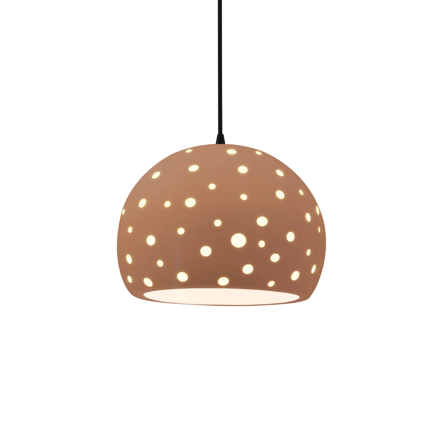 Radiance Collection One Light Pendant in Matte Black