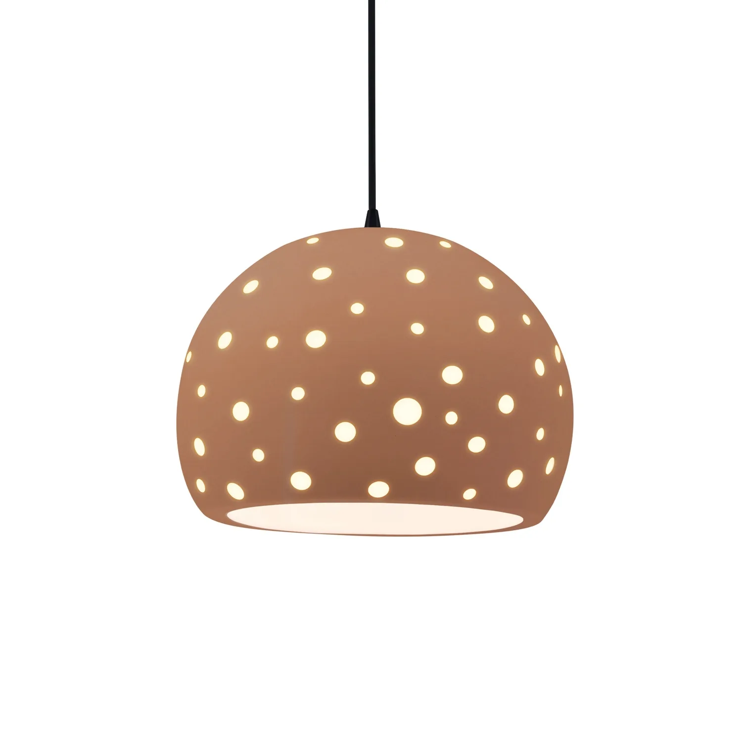 Radiance Collection One Light Pendant in Matte Black