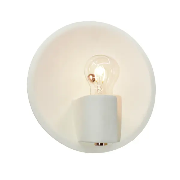 Collection: Ambiance Finish: Bisque Width: 10.25" Extension from Wall: 5.00" Number of Bulbs: 1 Maximum Wattage: 100.00 W Bulb Type: E26 Bulb Base: E26 Country of Origin: USA Safety Rating: Damp