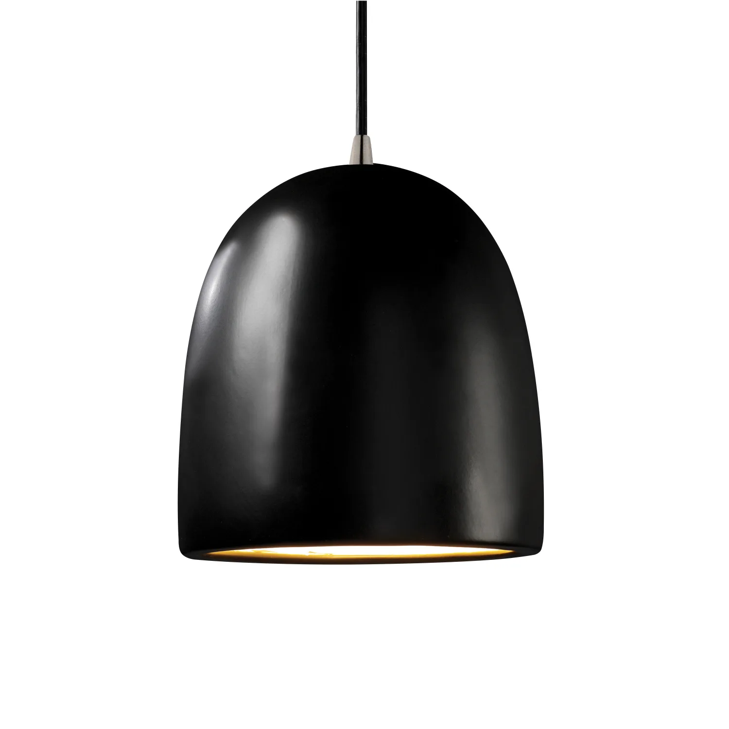 Radiance One Light Pendant in Carbon - Matte Black