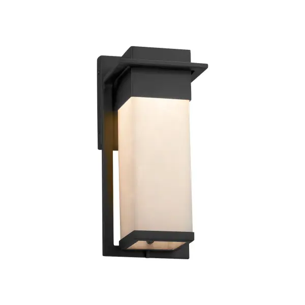 Collection: Clouds Finish: Matte Black Glass: Clouds Resin Width: 5.00" Height: 12.00" Extension from Wall: 5.50" Top to Outlet: 2.75" Maximum Wattage: 14.00 W Bulb Type: LED Light Source: LED Light Output: 1190.00 lm Color Temperature: 3000 K CRI: 90 Safety Listing: ETL Safety Rating: Wet LED