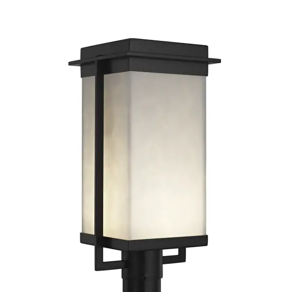 Collection: Clouds Finish: Matte Black Glass: Clouds Resin Width: 8.50" Height: 18.00" Length: 8.50" Maximum Wattage: 14.00 W Bulb Type: LED Light Source: LED Light Output: 1120.00 lm Safety Listing: ETL Safety Rating: Wet LED
