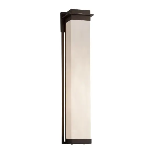 Collection: Clouds Finish: Dark Bronze Glass: Clouds Resin Width: 7.00" Height: 36.00" Extension from Wall: 7.50" Top to Outlet: 2.75" Maximum Wattage: 22.00 W Bulb Type: LED Light Source: LED Light Output: 1760.00 lm Safety Listing: ETL Safety Rating: Wet LED
