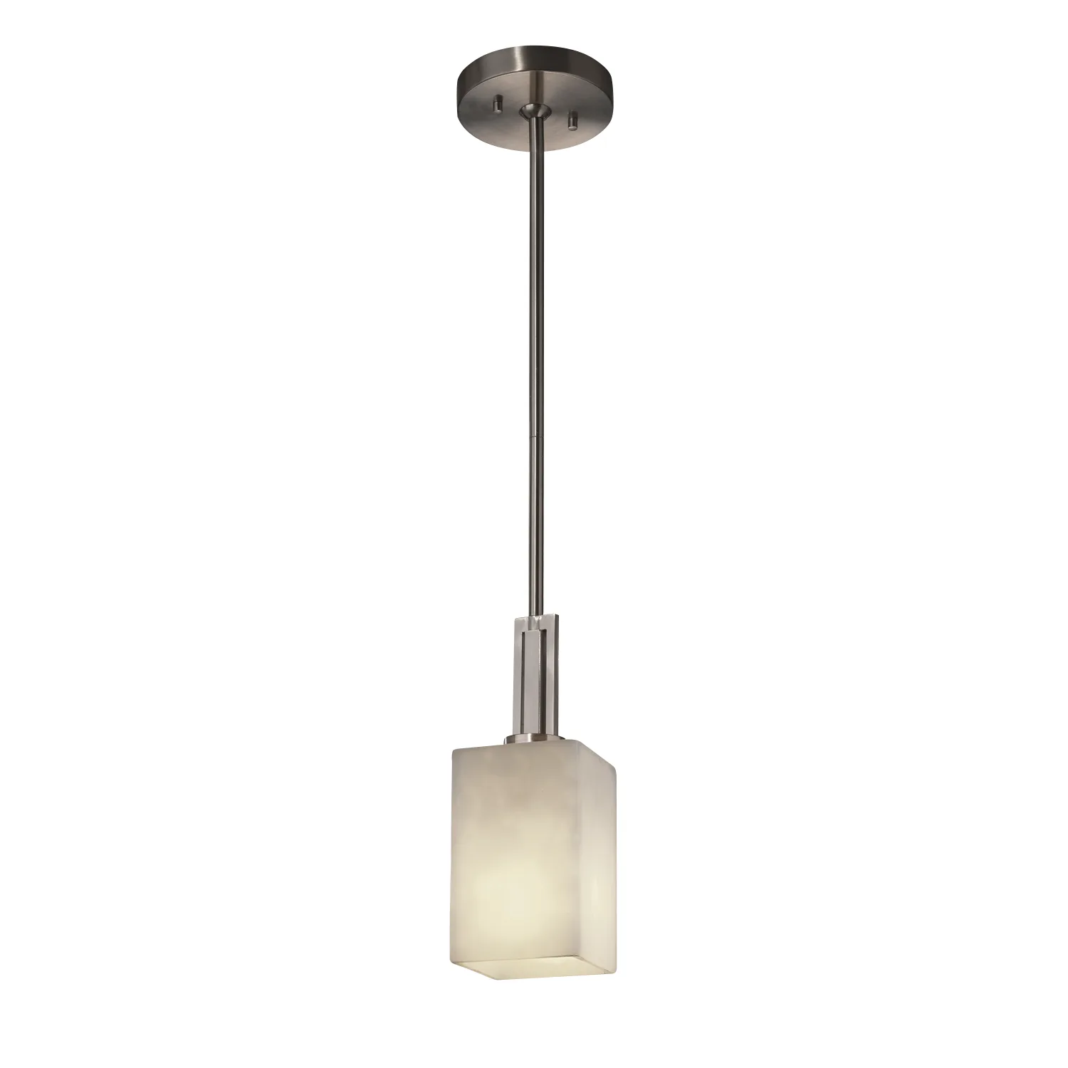 Clouds One Light Pendant in Brushed Nickel