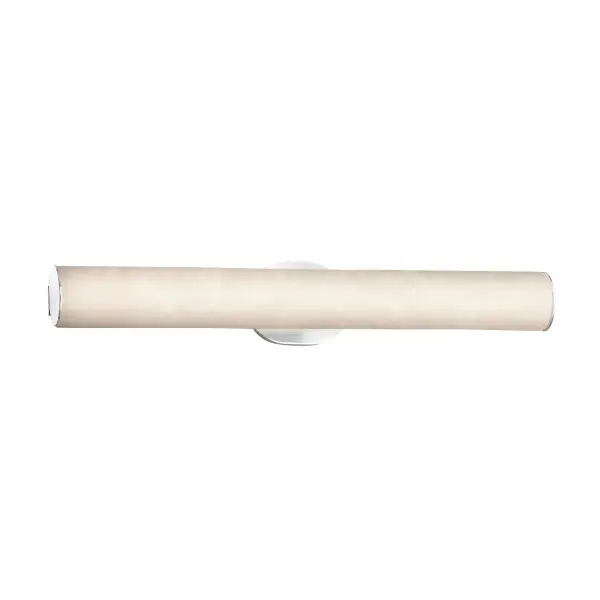 Collection: Clouds Finish: Polished Chrome Glass: Clouds Resin Width: 28.00" Height: 4.50" Extension from Wall: 3.00" Maximum Wattage: 23.00 W Bulb Type: LED Light Source: LED Light Output: 2100.00 lm Color Temperature: 3000 K CRI: 90 Safety Listing: UL Safety Rating: Damp ADA LED