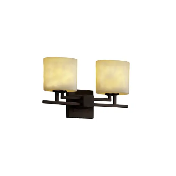Collection: Clouds Finish: Dark Bronze Glass: Clouds Resin Notes: This fixture can be installed as an uplight or downlight. Also available in Brushed Nickel, Matte Black, Polished Chrome finish. Width: 16.50" Height: 9.75" Extension from Wall: 5.25" Top to Outlet: 7.25" Number of Bulbs: 2 Maximum Wattage: 60.00 W Bulb Type: B13 Torpedo Bulb Base: Medium Light Source: Incandescent Safety Listing: Damp Safety Rating: Damp
