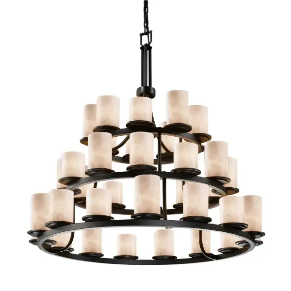 Collection: Clouds Finish: Dark Bronze Glass: Clouds Resin Notes: Includes 6 ft. of chain and 10 ft. of wire. Also available in Matte Black finish. Width: 42.00" Height: 42.00" Chain: 6` Wire: 10` Canopy: 1" H x 5.25" Dia. Number of Bulbs: 36 Maximum Wattage: 40.00 W Bulb Type: BA9 Torpedo Bulb Base: Bayonet Light Source: LED Safety Listing: Damp Safety Rating: Damp Energy Efficient
