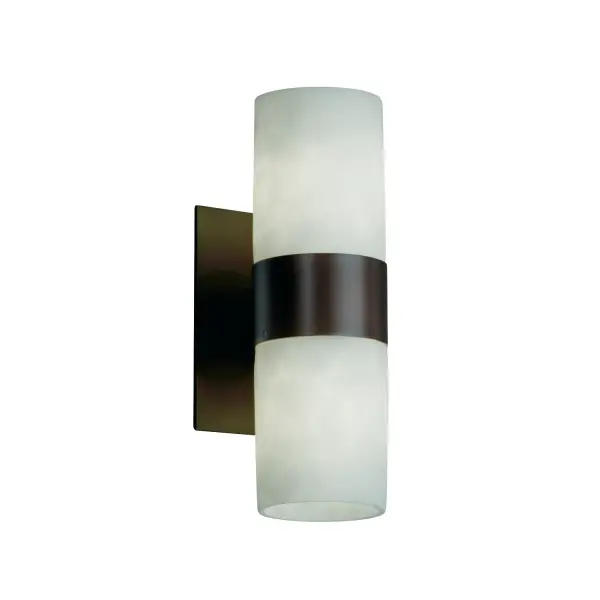Collection: Clouds Finish: Dark Bronze Glass: Clouds Resin Notes: Each downlight shade is secured with metal brads (provided) which require holes to be drilled in the shade by the installer. Also available in Brushed Nickel, Matte Black, Antique Brass finish. Width: 5.00" Height: 13.00" Extension from Wall: 6.00" Top to Outlet: 5.75" Number of Bulbs: 2 Maximum Wattage: 60.00 W Bulb Type: BA9 Torpedo Bulb Base: Bayonet Light Source: LED Safety Listing: Damp Safety Rating: Damp Energy Efficient