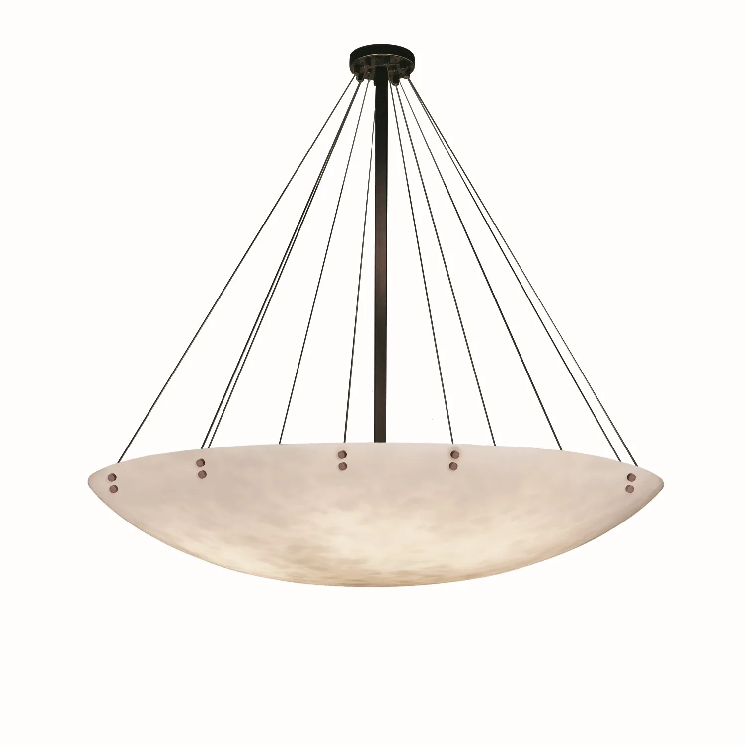 Clouds 16 Light Pendant in Dark Bronze
