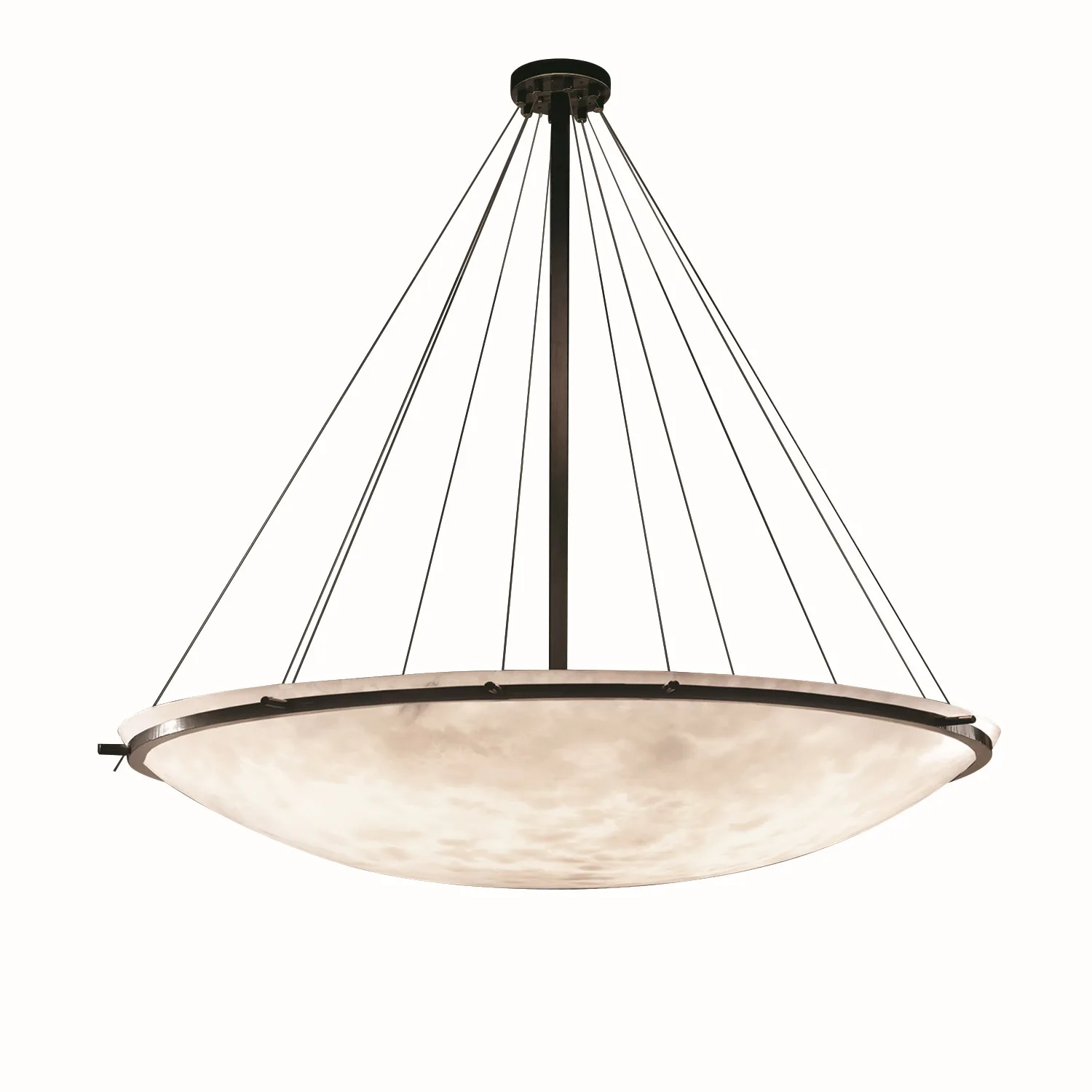 Clouds 16 Light Pendant in Dark Bronze
